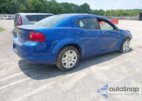 2014 Dodge Avenger Se from USA, damaged, VIN 1C3CDZAB3EN131525